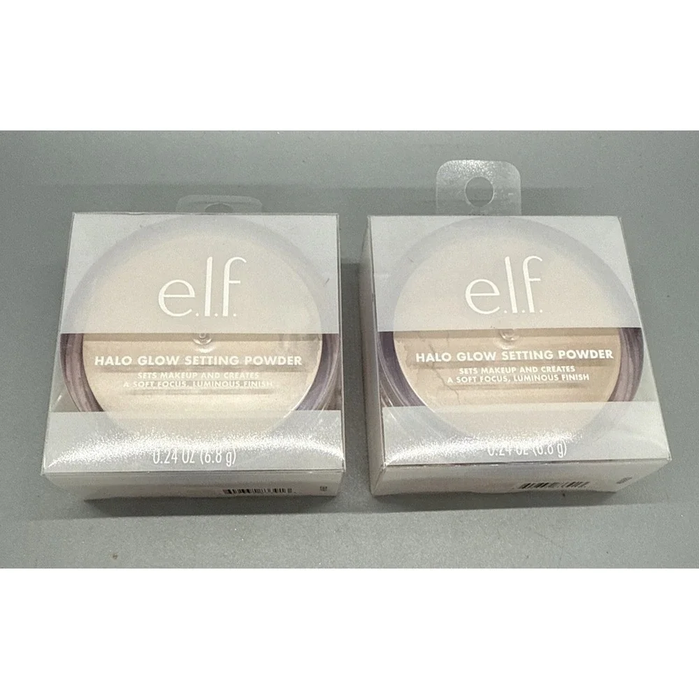2 e.l.f. ELF Halo Glow Loose Setting Powder - #83391 - 0.24 oz EACH MEDIUM NEW